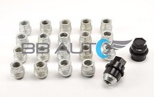 20 Lug Nuts Covers Caps Black Chevy Gmc Silverado 1500 2500 Full Size Truck