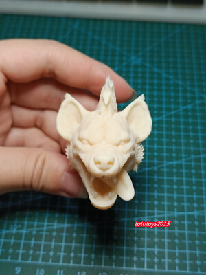 1:6 Hyena Dog Animal Open Mouth Head Sculpt Model For 12'' Male Action Figure