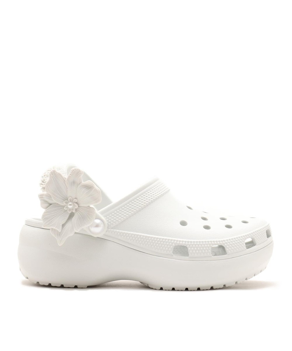 【CROCS】 CLASSIC PLATFORM BOUQUET CLOG ★フラワーブーケ crocs クロックス クラッシュ ブーケ クロッグ サンダル Crush