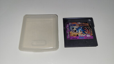 Sega Game Gear Sonic Spinball Spin Ball Pinball + Original Case