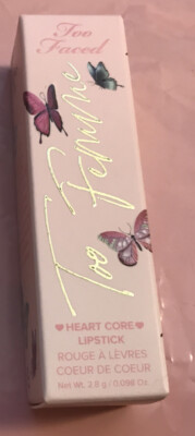 Too Faced Too Femme Heart Core Lipstick HEART CORE #04 Full Size 2.8g New In Box