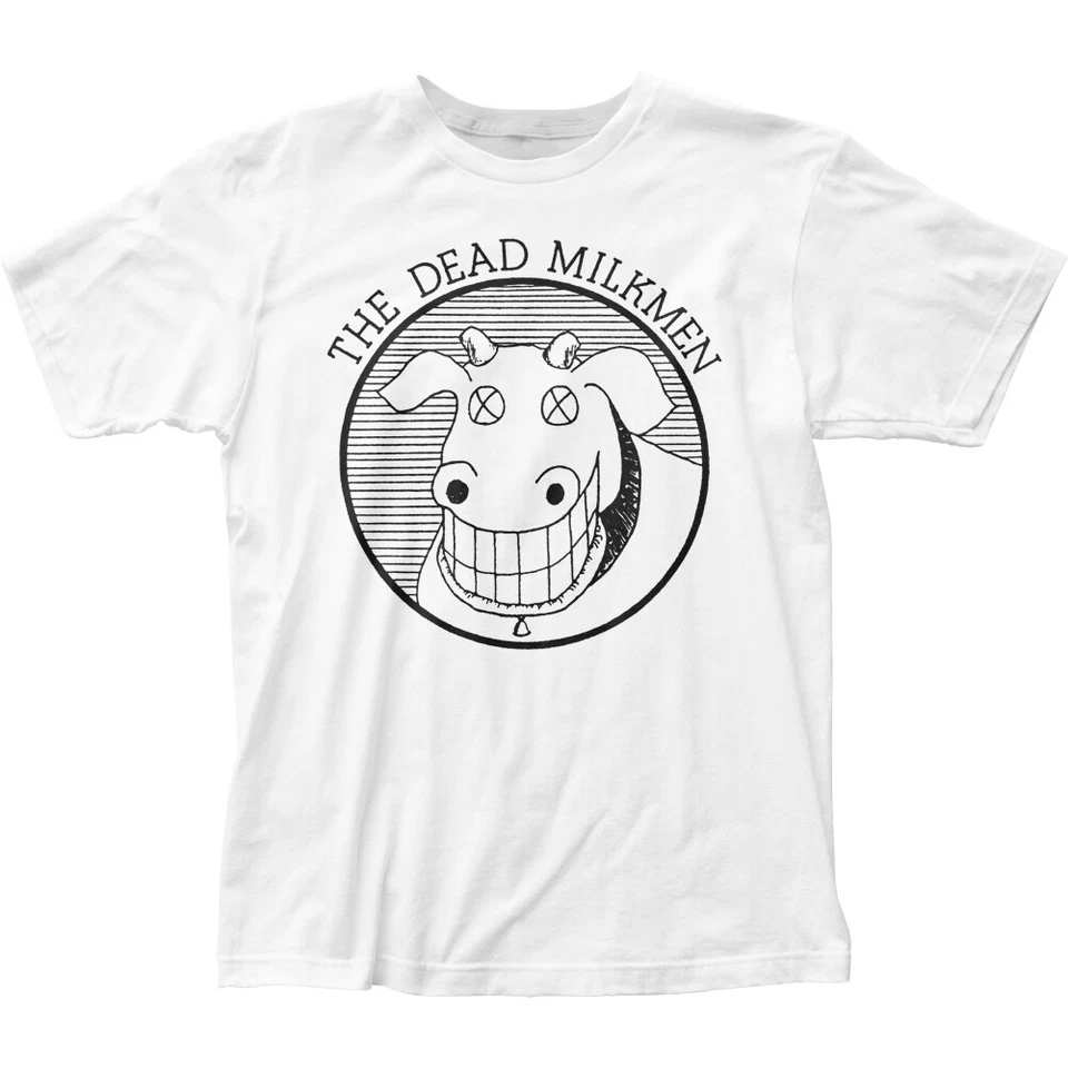 THE DEAD MILKMEN Tシャツ Vintage Punk Rock Music The Dead Milkmen Cotton Black S-4XL Unisex