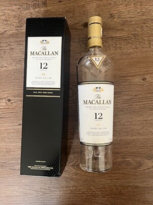 Macallan 12yr Old Sherry Oak Cask Bottle with Case Excellent
