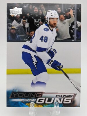   2022-23 UD Series 2 Young Guns #478 Nick Perbix Rookie; Tampa Bay Lightning