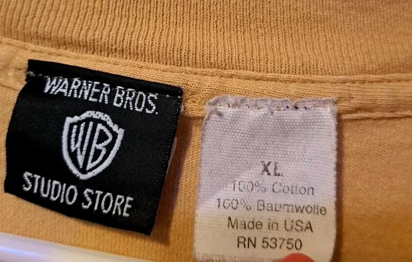 Camiseta De Colección Warner Bros Looney Tunes Marvin Para Hombre XL 48 Pecho. Puntada única Foto 3 de 4