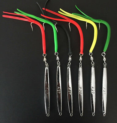 ava 27 fishing lure 6 New A-27 Ava Diamond Jigs 3 oz-Jigging-Casting-Bluefish- Stripers