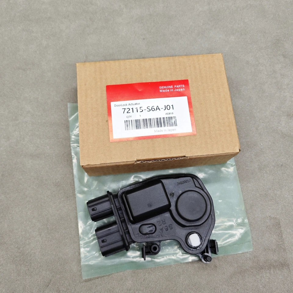 New 72115-S6A-J01 Front Right Passenger Side Power Door Lock Actuator For Honda Foto 3 de 4