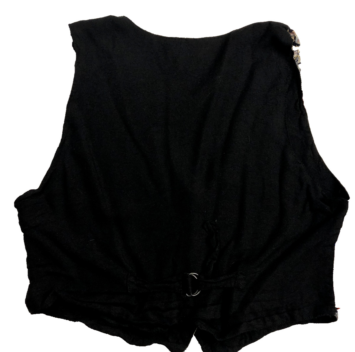 Jo Jo CoDTD Vest Button Multicolor Embroidered Go… - image 6