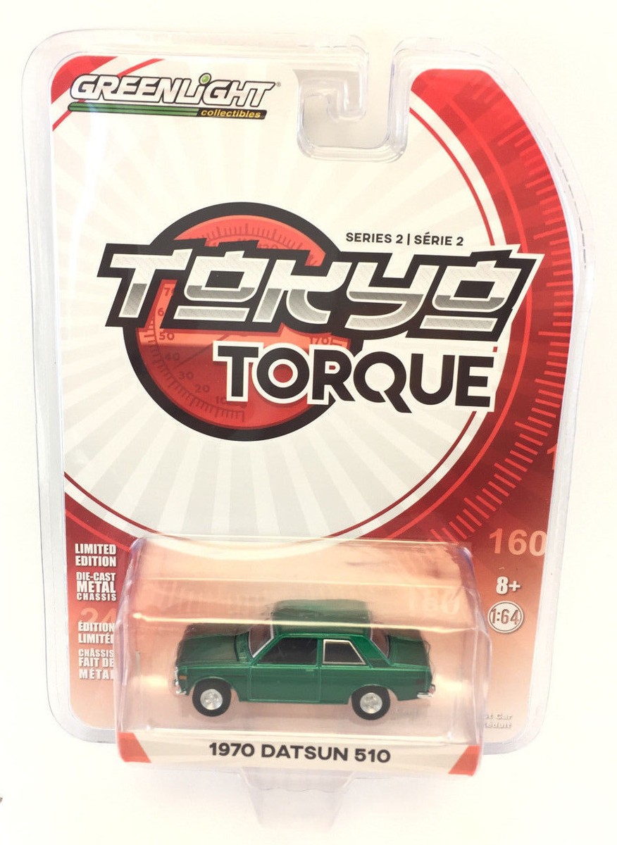 GREENLIGHT CHASE TOKYO TORQUE SERIES 2 1970 DATSUN 510 1/64