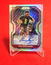 Eno Benjamin Rookie Silver Auto Prizm 2020 Football Card #324
