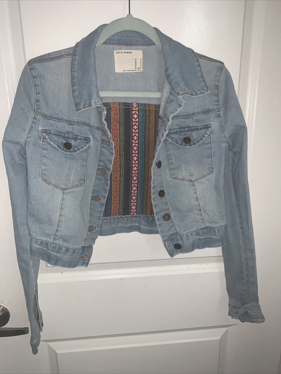 Life in best sale progress jean jacket