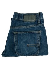 Calvin Klein Straight Fit jeans mens 32x32 tag measured 34x31.5 Denim Jeans