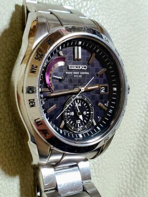 未開封　セイコー　TiPO SII BP-2111-00 Seiko Brightz 8B54-0AA0 Day Date Radio wave control Titanium