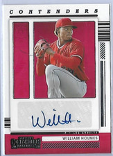 2021 Panini Contenders Contenders Auto William Holmes #CA-WH Auto