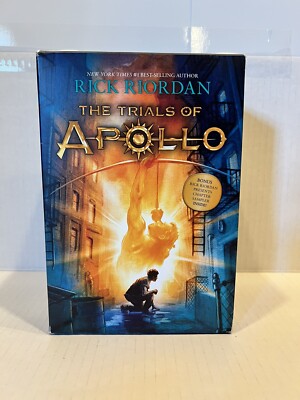 The Trails of Apollo Book Set of 3 By Rick Riordan Bonus Chapter Sampler Very Go