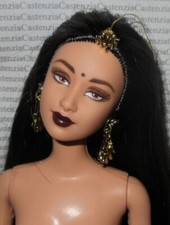  N67 NUDE BARBIE MATTEL 2000 PRINCESS OF INDIA RAVEN FASHION DOLL FOR OOAK