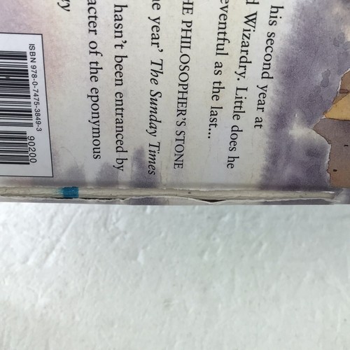 Harry Potter and the Chamber Of Secrets Hardcover 1st Edition 41st Print UK 90s - Picture 11 of 13