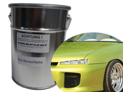 0,5 Liter Spritzfertig Basislack Light Pearl Grün Metallic Autolack Lackpoint !
