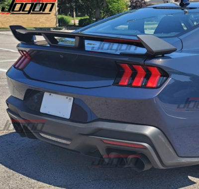 #ad Dark Horse HP Spoiler With Gurney Flap Glossy Black For S650 Ford Mustang 2024 $182.00