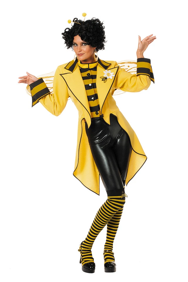 WILBERS & WILBERS THE FANTASY TAILORS Frack Biene schwarz gelb Kostüm Damen Karneval Fasching Fastnacht