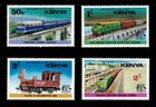 Kenya 1976 - Tanzania-Zambia Railway, Locomotive - Set of 4v - Scott 64-67 - MNH