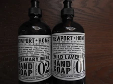 NEWPORT + Home Rosemary Mint No. 02 + Wild Lavender No. 01 Liquid Hand Soap 16oz