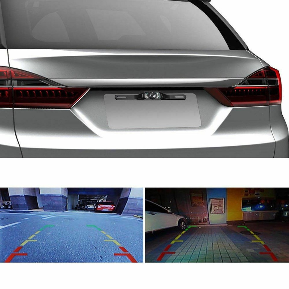 Wide 170° Night Vision Car Rear View Reverse Backup Parking Camera ...