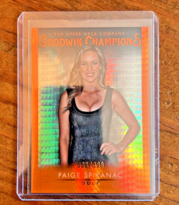 2021 UPPER DECK GOODWIN CHAMPIONS PAIGE SPIRANAC 8/399. Sexiest Woman Alive 2022