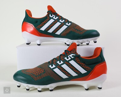 Adidas Ultraboost Miami Hurricanes PE 2021 Football Cleats  display picture 2