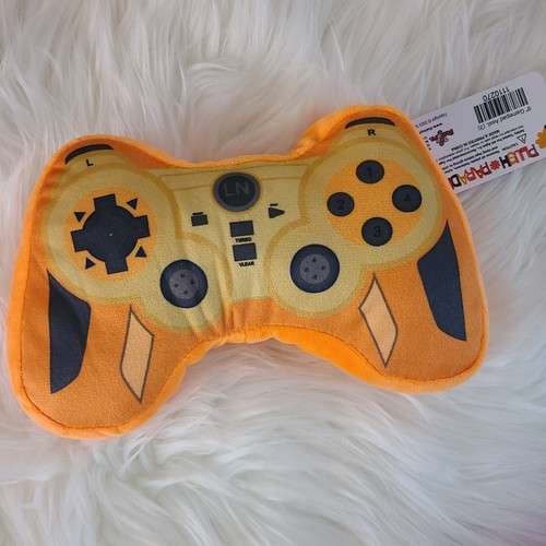 Video Game Controller Gamepad Plush Mini Pillow Cushion / Orange 9” / New NWT