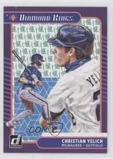 2021 Panini Donruss Diamond Kings Liberty Christian Yelich #24 0c2