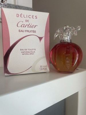 Cartier Delices de Cartier Eau Fruitee EDT 1,6oz / 50ml Eau de Toilette RAR!!
