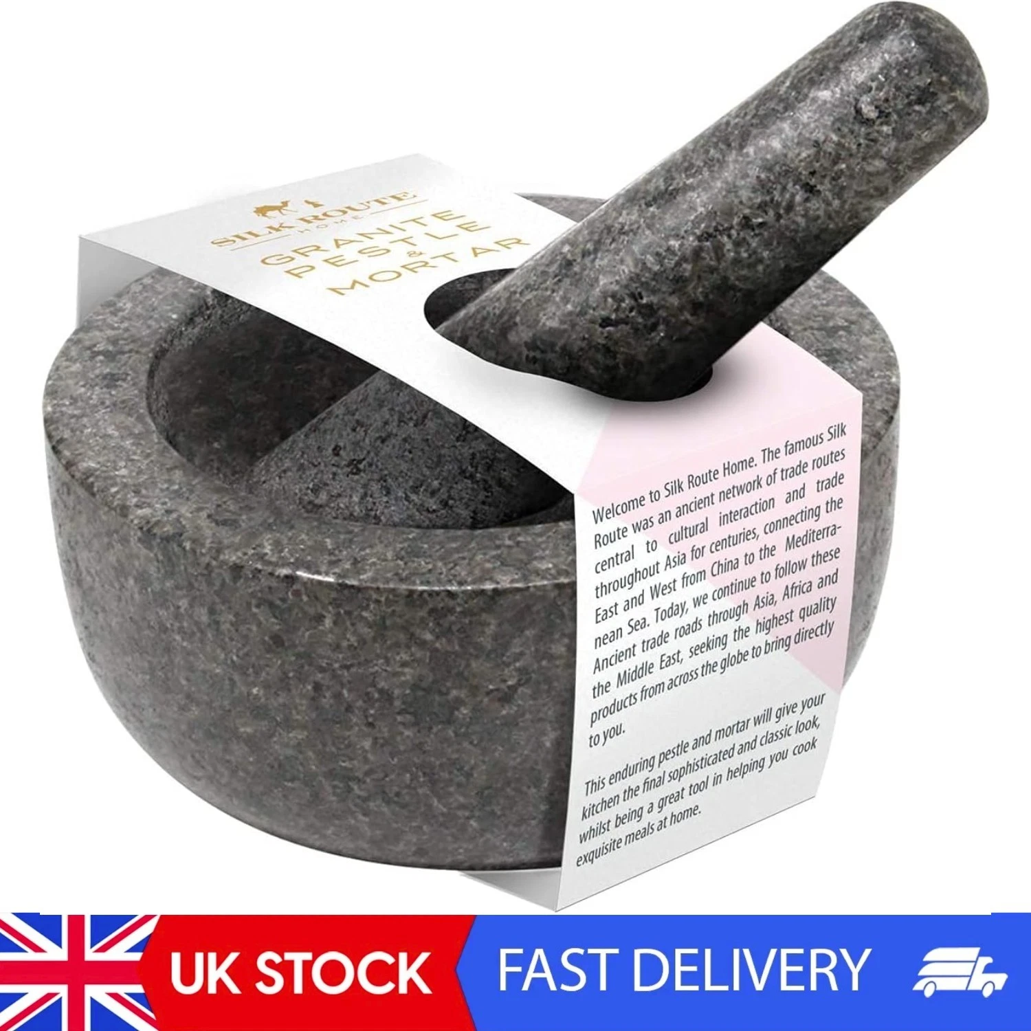 Silk Route Home Classic Granite Pestle & Mortar