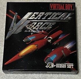 Vertical Force Nintendo Virtual Boy Game Cartridge Japan 1995 With Box Manual