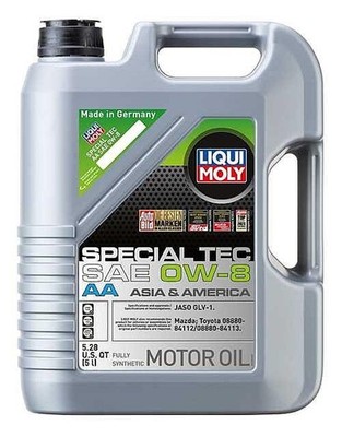 Liqui Moly Special Tec AA 0W-8 | Fully synthetic engine oil | 1 Liter | 5 L 