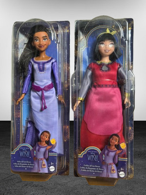 Disney Wish Mattel Puppen 2er Set Asha & Dahlia NEU Spielfiguren Film