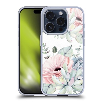 NATURE MAGICK PRETTY SUCCULENTS ROSE FLOWERS GEL HANDYHÜLLE APPLE iPHONE HANDYS