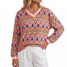 Zwillingsherz Damen Tunika Bluse Shirt Langar...
