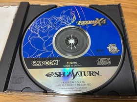 Mega Man X4 Sega Saturn Game with Shining the Holy Ark and J.League Soccer Bonus