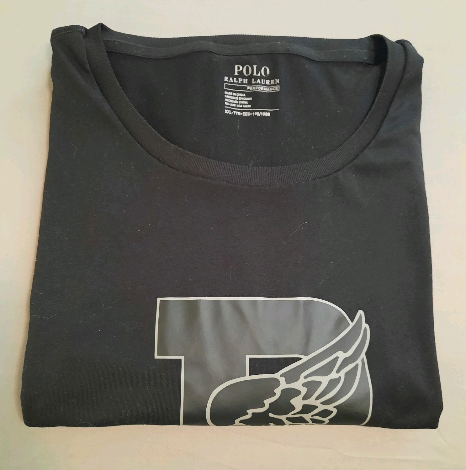 Polo Ralph Lauren P- Wing Active Fit Size XXL Black Shortsleeeve T-shirt thumbnail 8