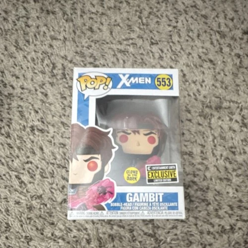Funko Pop! X-Men Gambit #553 Glow in the Dark Entertainment Earth Exclusive