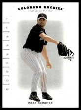 2001 SP Authentic Mike Hampton Colorado Rockies #89