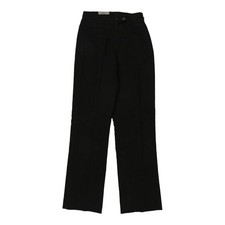 Missuri Trousers - 24W UK 6 Black Cotton