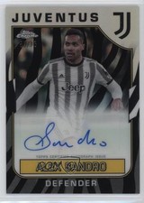 2022-23 Topps Chrome Juventus Team Set First Zebra 60/75 Alex Sandro Auto 3o2