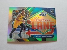 Donovan Mitchell 2020-21 Donruss Optic Express Lane Silver Holo Prizm #14