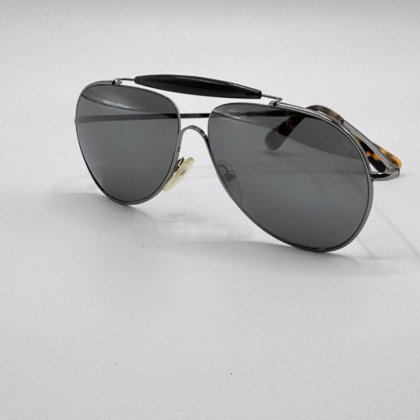 Prada SPR 56S 5AV 7W1 Sunglass Gunmetal Aviator Frame Gray Lens 59-13-140 thumbnail 23