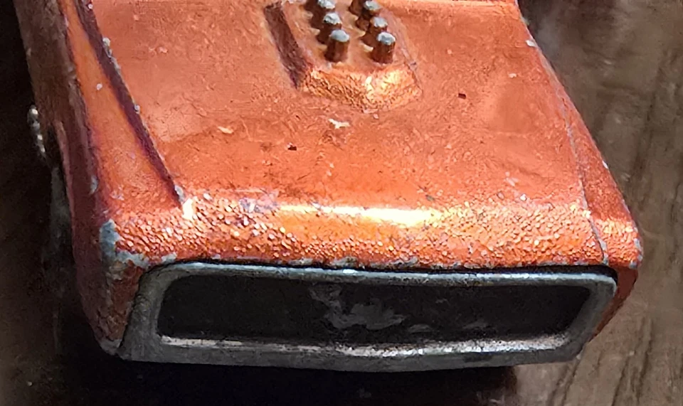 Hot Wheels 1967 1:64 Redline 31/8" personalizado Fleetside naranja coche suelto Foto 3 de 4