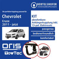 für Chevrolet Cruze Fliessheck 2011-Jetzt AHK Abn +13Pol Spez. E-Satz NEU TOP