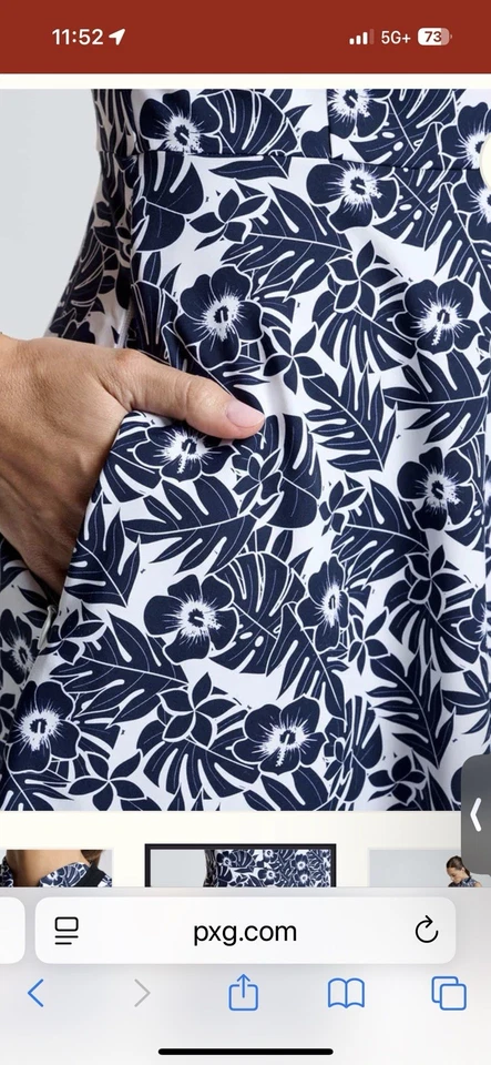 VESTIDO SIN MANGAS PXG GOLF ALOHA PARA MUJER - TALLA XXS - ¡TOTALMENTE NUEVO, SELLADO DE FÁBRICA! Foto 4 de 4