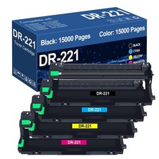 4PK DR-221CL Color Drum Unit for Brother MFC-9340CDW HL-3140CW